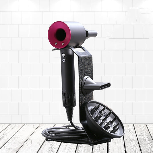 Punch Free Standing Hair Dryer Stand For Dyson 004 Black - Hair Dryers & Accessories by buy2fix | Online Shopping UK | buy2fix