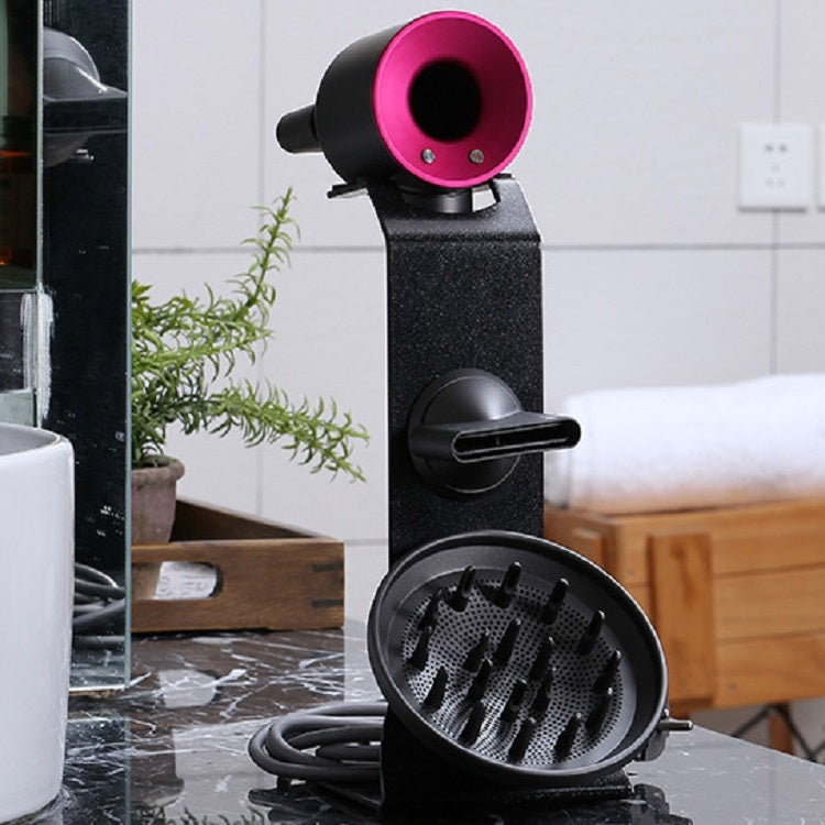Punch Free Standing Hair Dryer Stand For Dyson 004 Black - Hair Dryers & Accessories by buy2fix | Online Shopping UK | buy2fix