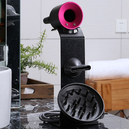 Punch Free Standing Hair Dryer Stand For Dyson 004 Black - Hair Dryers & Accessories by buy2fix | Online Shopping UK | buy2fix