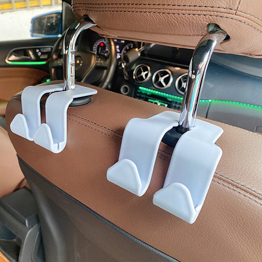10PCS A-3 Car Hidden Seat Back Hook Multifunctional Rear Phone Holder Hook(Gray) - Auto Fastener & Clips by buy2fix | Online Shopping UK | buy2fix