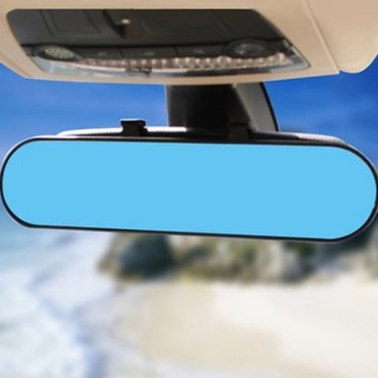 DM-055 28.8cm Car Large Field of View Anti-dazzle Blue Mirror Reversing Curved Rearview Mirror - Interior Mirrors by buy2fix | Online Shopping UK | buy2fix