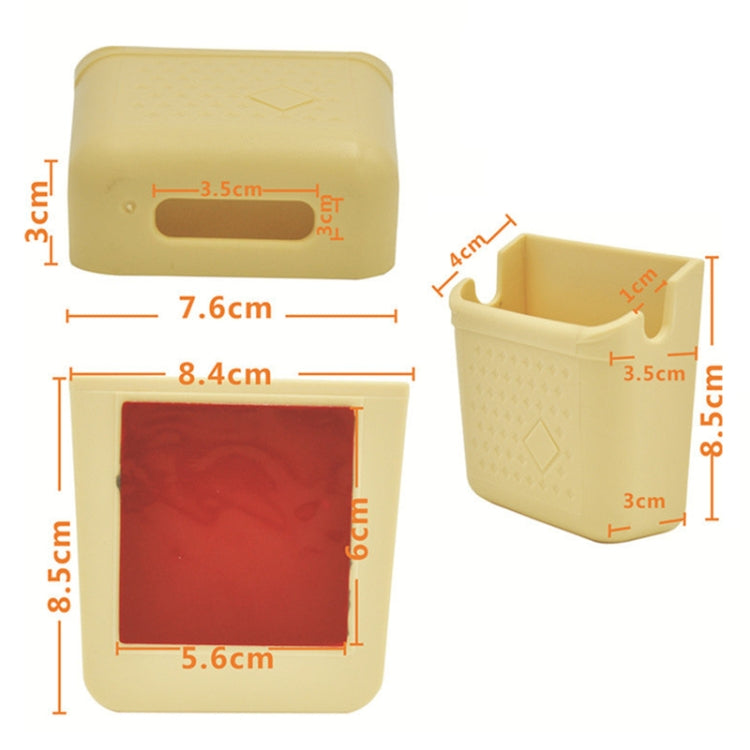 Vehicle Adhesive Mobile Phone Stand Card Cigarette Storage Box, Color: DM-004 Beige - Stowing Tidying by buy2fix | Online Shopping UK | buy2fix
