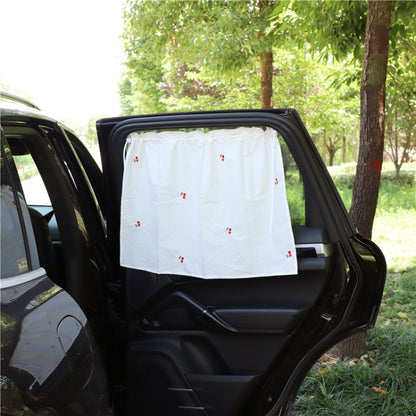 Car Window Summer Heat Insulation Sunshade Curtain Cotton Sun Block(Cherry) - Sound & Heat Insulation Cotton by buy2fix | Online Shopping UK | buy2fix