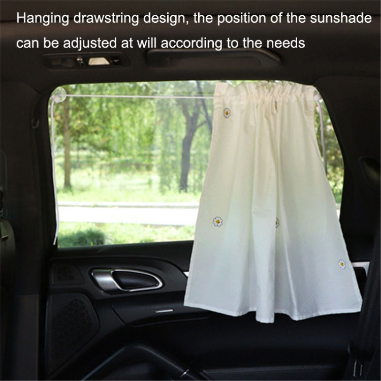 Car Window Summer Heat Insulation Sunshade Curtain Cotton Sun Block(Cherry) - Sound & Heat Insulation Cotton by buy2fix | Online Shopping UK | buy2fix
