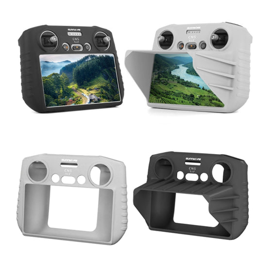 Sunnylife For DJI RC Remote Control Silicone Protective Case, Style: Without Hood (Gray) - Others by Sunnylife | Online Shopping UK | buy2fix