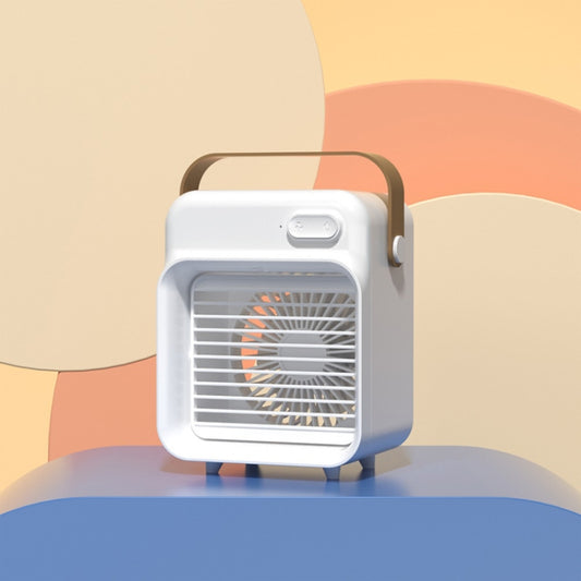 F05 USB Portable Mini Multifunctional Spray Cooling Fan, Spec: Plug-in Model (White) - Electric Fans by buy2fix | Online Shopping UK | buy2fix
