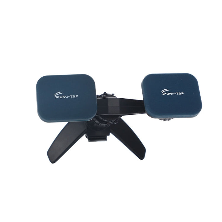 SUMITAP STH-S44Y Car Mobile Phone Double Head Magnetic Stand(Blue) - Universal Car Holders by SUMITAP | Online Shopping UK | buy2fix