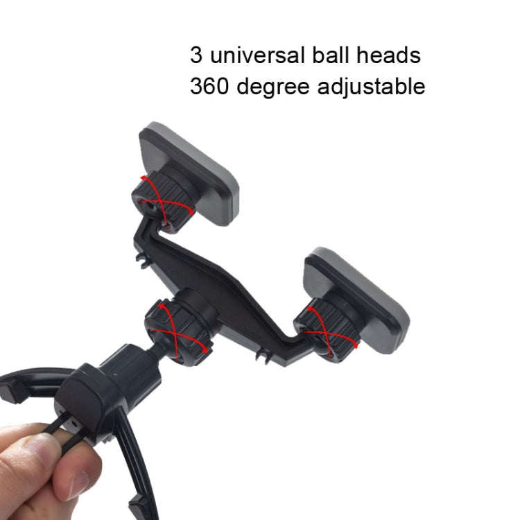 SUMITAP STH-S44Y Car Mobile Phone Double Head Magnetic Stand(Gray) - Universal Car Holders by SUMITAP | Online Shopping UK | buy2fix
