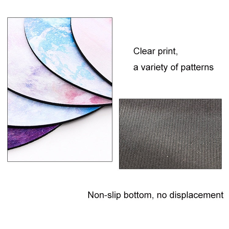 5 PCS Round Rubber Planet Mouse Pad(Jupiter) by buy2fix