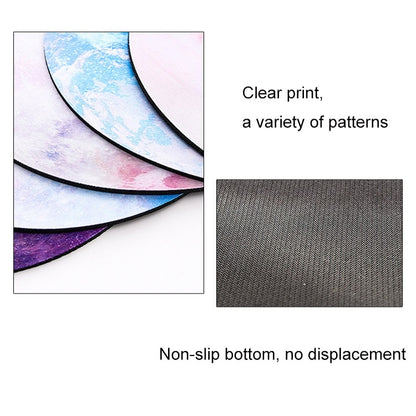 5 PCS Round Rubber Planet Mouse Pad(Jupiter) by buy2fix