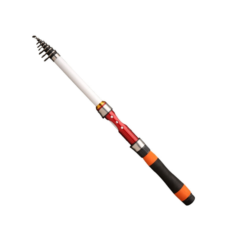 Soft Tailed Small Rod Retracting Short Raft Fishing Rod, Length: 2.1m by buy2fix