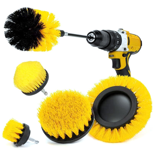 6 PCS / Set Kitchen Bathroom Car Tire Floor Crevice Clean Diamond Brush(Color Random Delivery)
