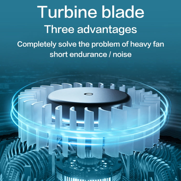 Lazy Hanging Neck Fan Bladeless Silent Sports Fan,Model: T36 Black 3000 mAh by buy2fix