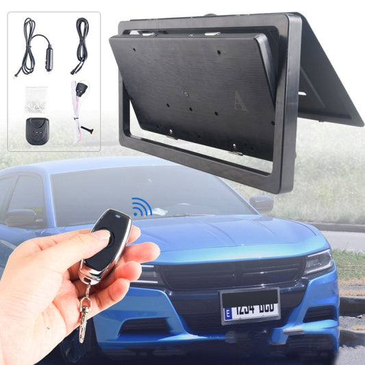 US Standard Flop Car License Plate Frame Modified License Plate Holder - License Plate Covers & Frames by buy2fix | Online Shopping UK | buy2fix