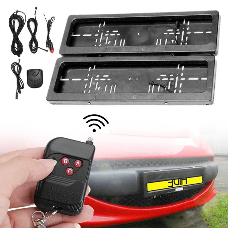 European Standard Electric License Plate Roller Shutter Protective Cover by buy2fix