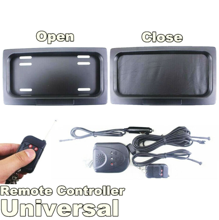 US Standard Roller Blind Dual-Brand Energy Vehicle License Plate Frame License Plate Bracket - License Plate Covers & Frames by buy2fix | Online Shopping UK | buy2fix
