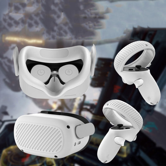 VR Glasses Lens Shell Handle Protective Case For Oculus Quest 2(White) - VR Accessories by buy2fix | Online Shopping UK | buy2fix