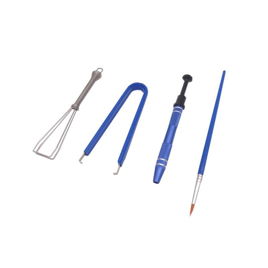 4 In 1 Mechanical Keyboard Keycap Extractor Switch Test Shaft Wire Cleaning Kit by buy2fix