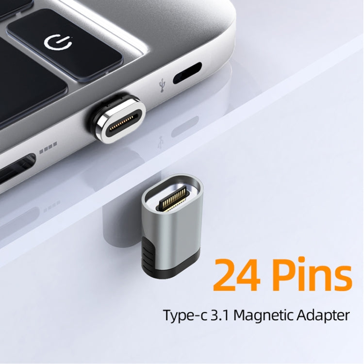 TZ28 PD 100W 24Pin Fast Charge Data and Video Transmission Type-C / USB-C Magnetic Adapter by buy2fix
