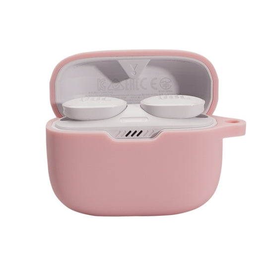 For JBL T230NC TWS Wireless Bluetooth Headphones Silicone Case(Pink)