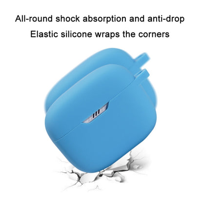 For JBL T230NC TWS Wireless Bluetooth Headphones Silicone Case(Red) by buy2fix