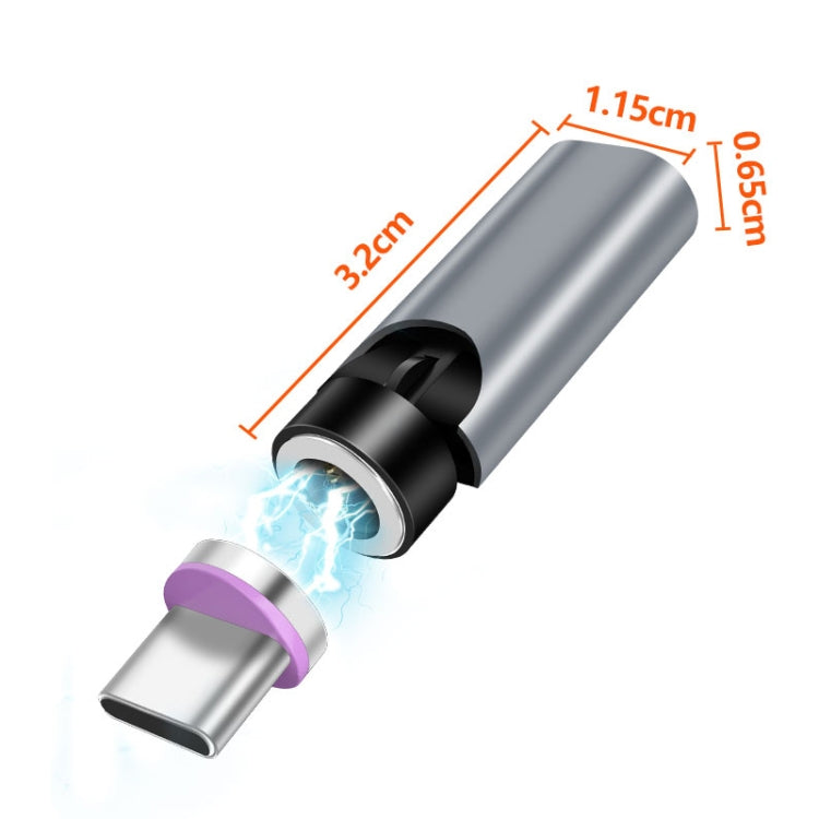 TC57 7Pin Fast Charge Transmission Data Cable Type-C / USB-C Magnetic Head by buy2fix