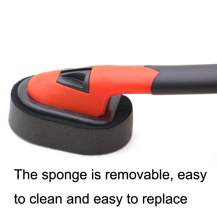 Handle + Sponge Long Handle Car Tire Varnishing Brush Tire Waxing Brush Sponge - Polishing Machine & Accessories by buy2fix | Online Shopping UK | buy2fix