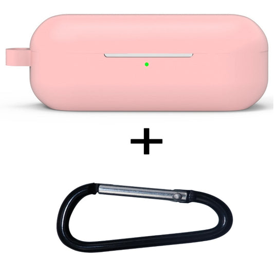 2 PCS Bluetooth Earphone Silicone Cover For Huawei FreeBuds Enjoy Edition(Pink) - Huawei Earphone Case by buy2fix | Online Shopping UK | buy2fix