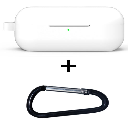 2 PCS Bluetooth Earphone Silicone Cover For Huawei FreeBuds Enjoy Edition(White) - Huawei Earphone Case by buy2fix | Online Shopping UK | buy2fix