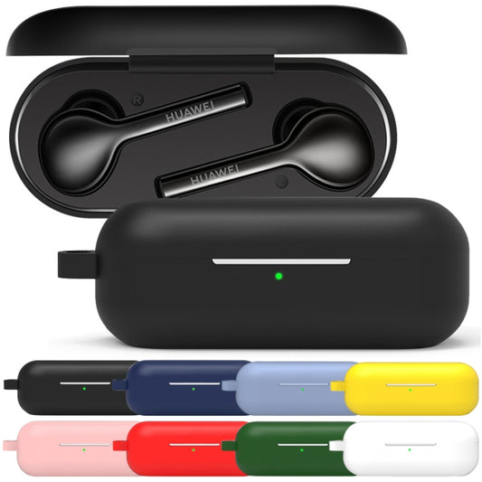 2 PCS Bluetooth Earphone Silicone Cover For Huawei FreeBuds Enjoy Edition(Gray) - Huawei Earphone Case by buy2fix | Online Shopping UK | buy2fix