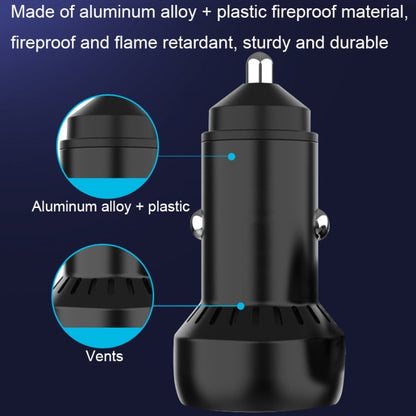 IBD352 Aluminum Alloy Dual Interface Car Charger, Spec: Double QC3.0 36W - Car Charger by buy2fix | Online Shopping UK | buy2fix
