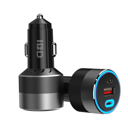 IBD353 Multifunctional Flame Retardant Car Phone Charger, Model: 1U2C 130W - Car Charger by buy2fix | Online Shopping UK | buy2fix