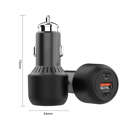 IBD350-1U2C PD30W+PD65W+QC Car Phone Charger - Car Charger by buy2fix | Online Shopping UK | buy2fix