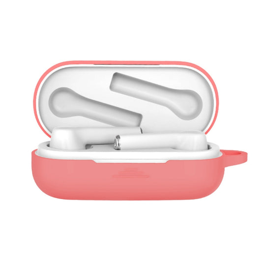 Bluetooth Earphone Silicone Protective Case for Huawei Honor FlyPods 3(Pink) - Huawei Earphone Case by buy2fix | Online Shopping UK | buy2fix