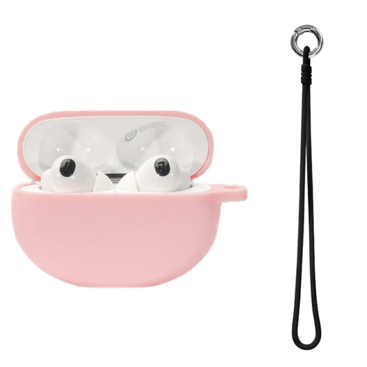 Bluetooth Earphone Silicone Cover For OPPO Enco X2 With Hand Rope(Pink) - Other Earphone Case by buy2fix | Online Shopping UK | buy2fix