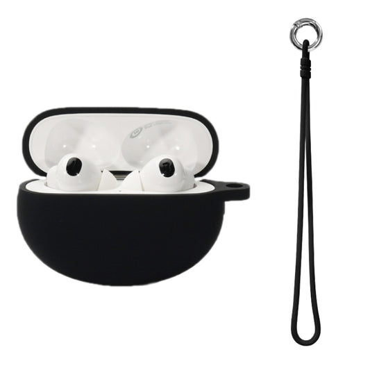 Bluetooth Earphone Silicone Cover For OPPO Enco X2 With Hand Rope(Black) - Other Earphone Case by buy2fix | Online Shopping UK | buy2fix