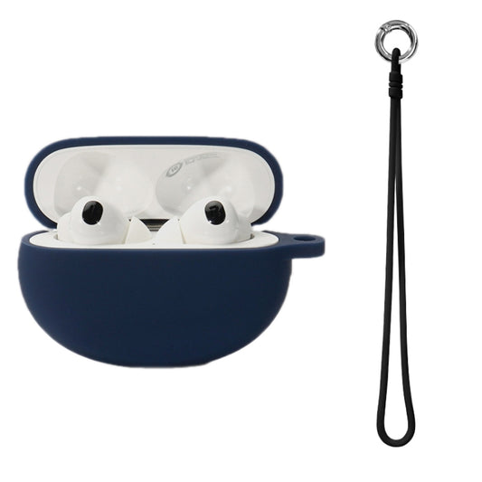 Bluetooth Earphone Silicone Cover For OPPO Enco X2 With Hand Rope(Noon Blue) - Other Earphone Case by buy2fix | Online Shopping UK | buy2fix