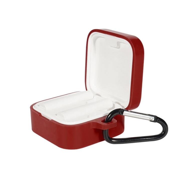 Bluetooth Earphone Silicone Cover For Xiaomi Air2 SE(Wine Red) - Xiaomi Earphone Case by buy2fix | Online Shopping UK | buy2fix