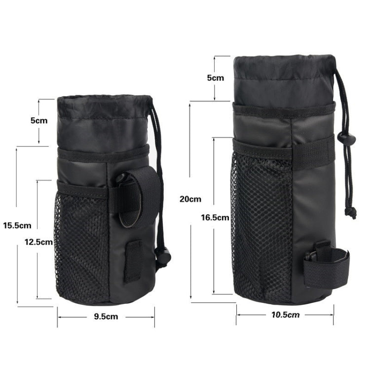 Cycling Water Bottle Bag Handlebar Insulation Water Bottle Bag Mobile Phone Bag 15.5 x 9.5 x 9.5cm by buy2fix