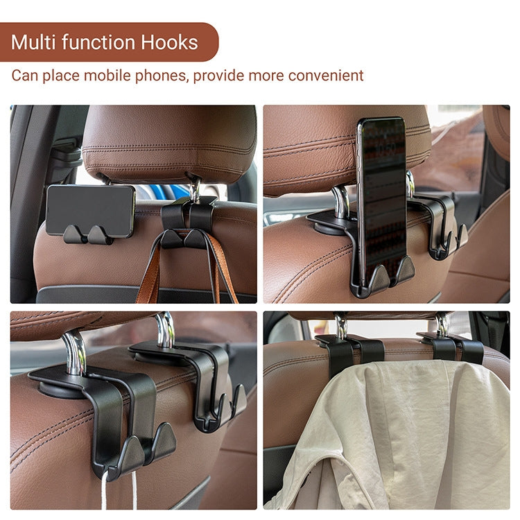 Multifunctional Car Seat Hook Lock Type Mobile Phone Holder - Auto Fastener & Clips by buy2fix | Online Shopping UK | buy2fix