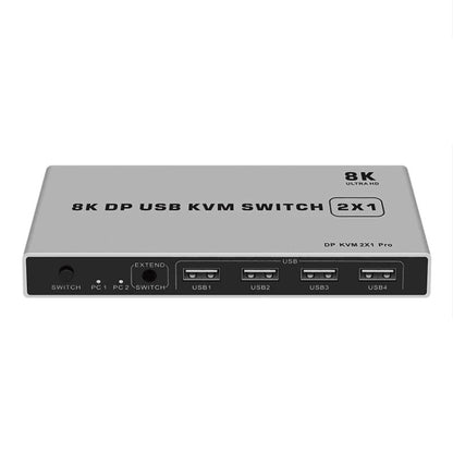 8K KYSW59 60HZ DP USB KVM Switch 2-in-1 Computer Sharing Device by buy2fix