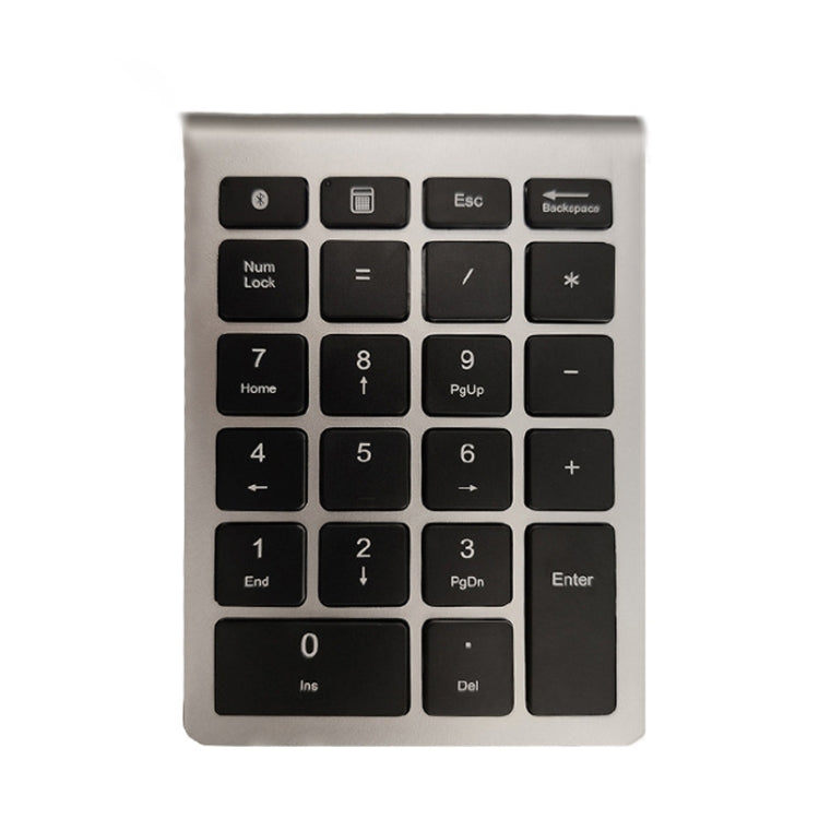 BT304 22 Keys Laptop Mini Wireless Keyboard, Spec: Bluetooth (Silver Black) by buy2fix