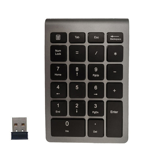 BT304 22 Keys Laptop Mini Wireless Keyboard, Spec: 2.4G (Gray) by buy2fix