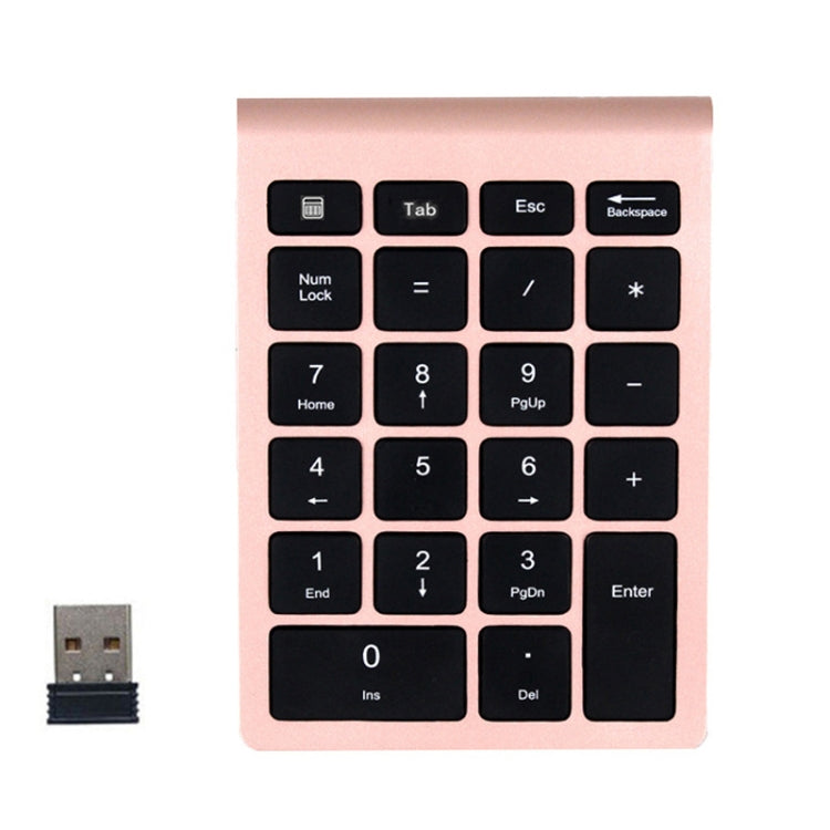 BT304 22 Keys Laptop Mini Wireless Keyboard, Spec: 2.4G (Gold) by buy2fix