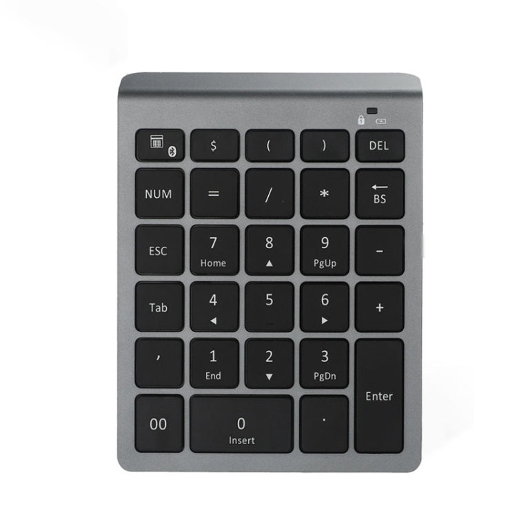 BT302 28 Keys Laptop Mini Wireless Keyboard, Spec: Bluetooth (Gray) by buy2fix