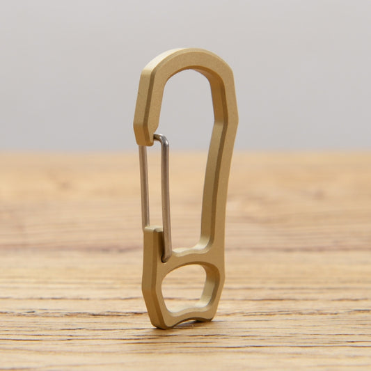 Bronze Keychain Retro Fast Hanging Spring Climbing Buckle - Key Rings by buy2fix | Online Shopping UK | buy2fix