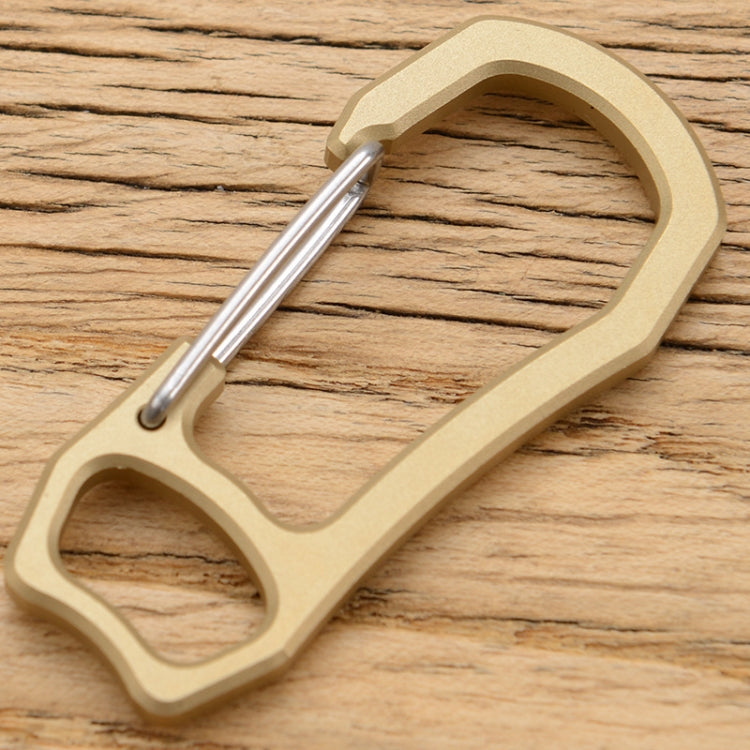 Bronze Keychain Retro Fast Hanging Spring Climbing Buckle - Key Rings by buy2fix | Online Shopping UK | buy2fix