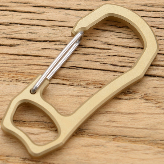 Bronze Keychain Retro Fast Hanging Spring Climbing Buckle - Key Rings by buy2fix | Online Shopping UK | buy2fix