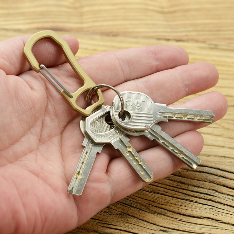 Bronze Keychain Retro Fast Hanging Spring Climbing Buckle - Key Rings by buy2fix | Online Shopping UK | buy2fix