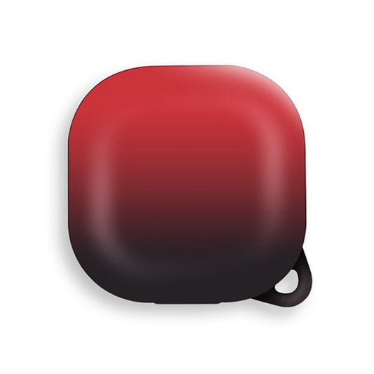 Gradient Headphone Cover For Samsung Buds Pro/Buds Live/Buds 2(Black Red) - Samsung Earphone Case by buy2fix | Online Shopping UK | buy2fix